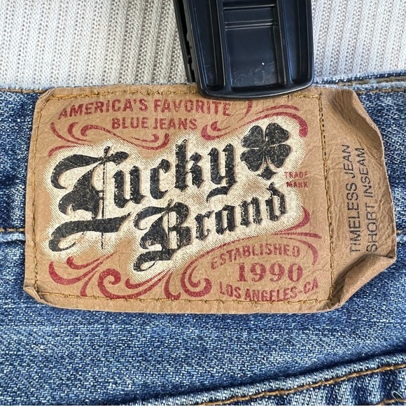 Lucky Brand Dungarees Timeless Jeans Men’s Waist Size 33 Medium Light Wash - Picture 8 of 14